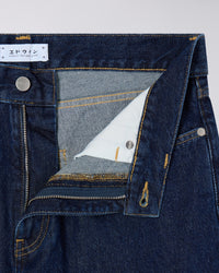 Edwin COSMOS PANT Blue Dark Marble Wash