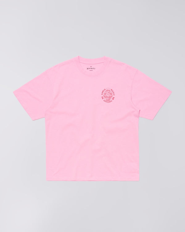 Edwin EDWIN MUSIC CHANNEL S/S TEE Begonia Pink