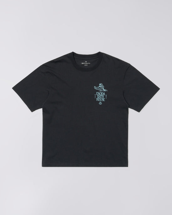 Edwin EKODA BATH HOUSE S/S TEE Black — Edwin