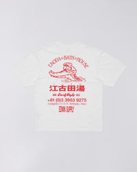 Edwin EKODA BATH HOUSE S/S TEE White