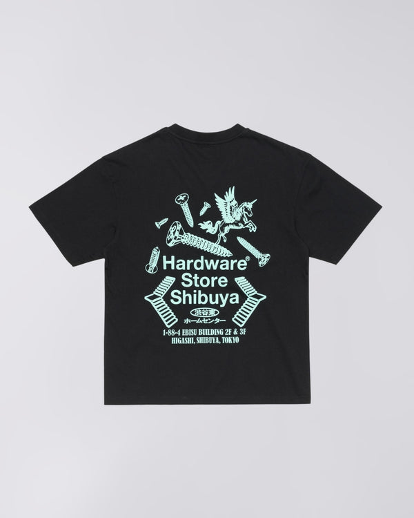 Edwin HARDWARE STORE SHIBUYA S/S TEE Black — Edwin