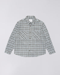 Edwin JULIUS L/S SHIRT Blue / Grey