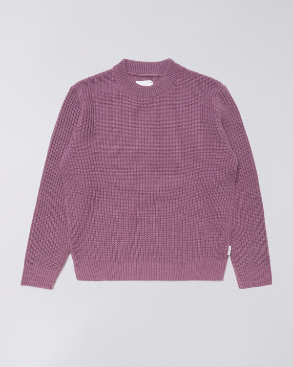 Edwin NIX SWEATER Grape Nectar — Edwin