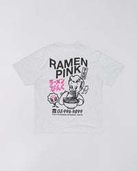 Edwin RAMEN PINK S/S TEE Grey Marl