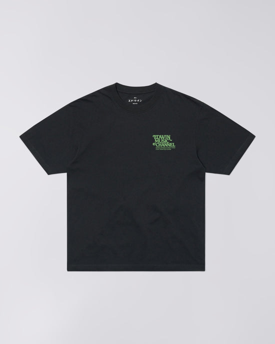 Edwin RARE SPINS S/S TEE Black — Edwin