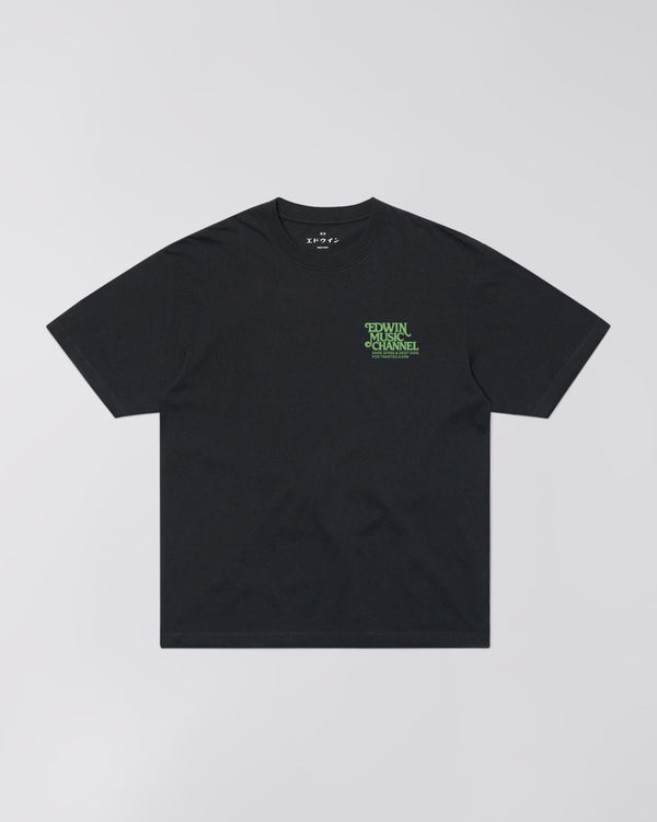 Edwin RARE SPINS S/S TEE Black — Edwin