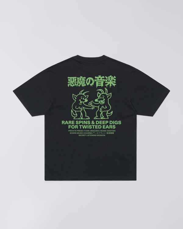 Edwin RARE SPINS S/S TEE Black