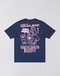 Edwin SOBA YASUBE S/S TEE Maritime Blue