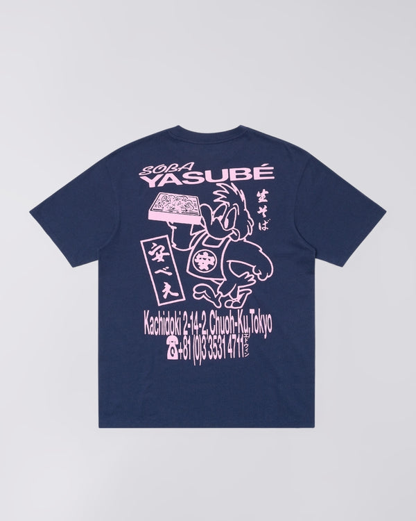 Edwin SOBA YASUBE S/S TEE Maritime Blue