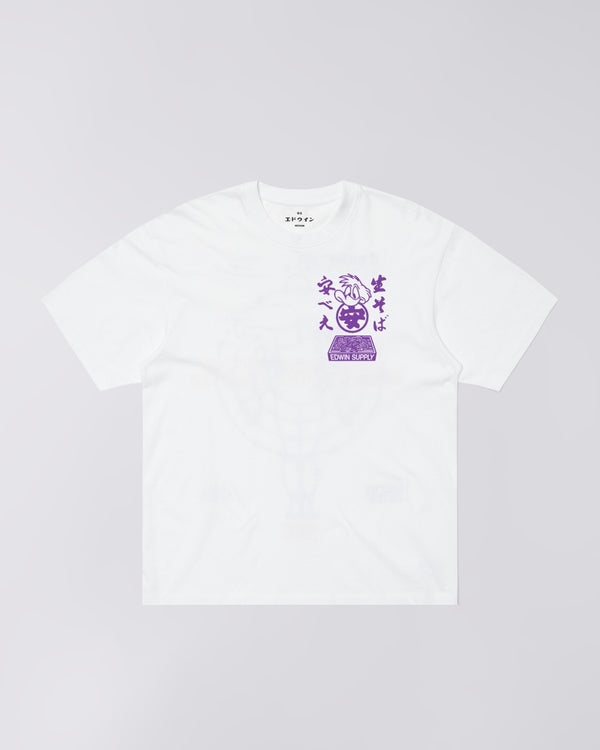 Edwin SOBA YASUBE S/S TEE White — Edwin