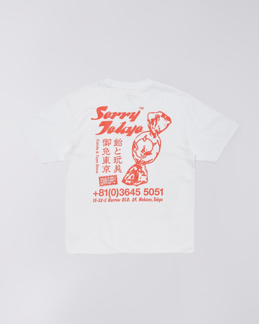 Edwin SORRY TOKYO S/S TEE White