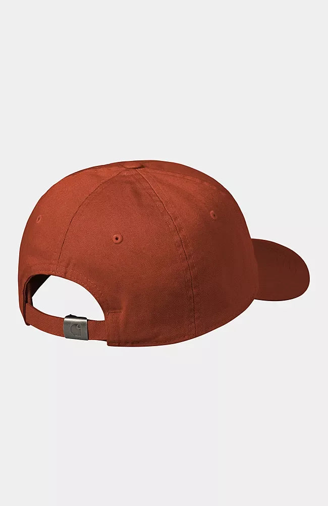 Casquette Carhartt Wip MADISON LOGO CAP Vermillon White