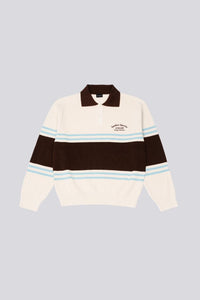 Goodies Sportive BEL AIR S/S POLO Blue and brown stripes
