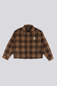 Goodies Sportive Hiker Checks Overshirt Brown
