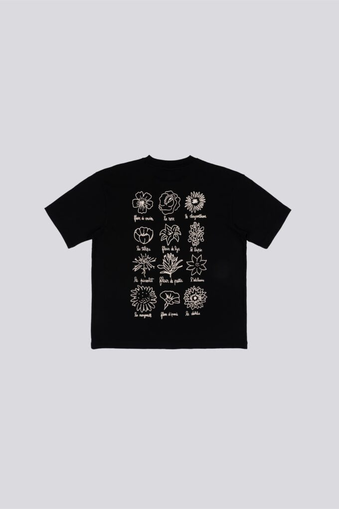 Goodies Sportive Le Fleuriste Tee Black