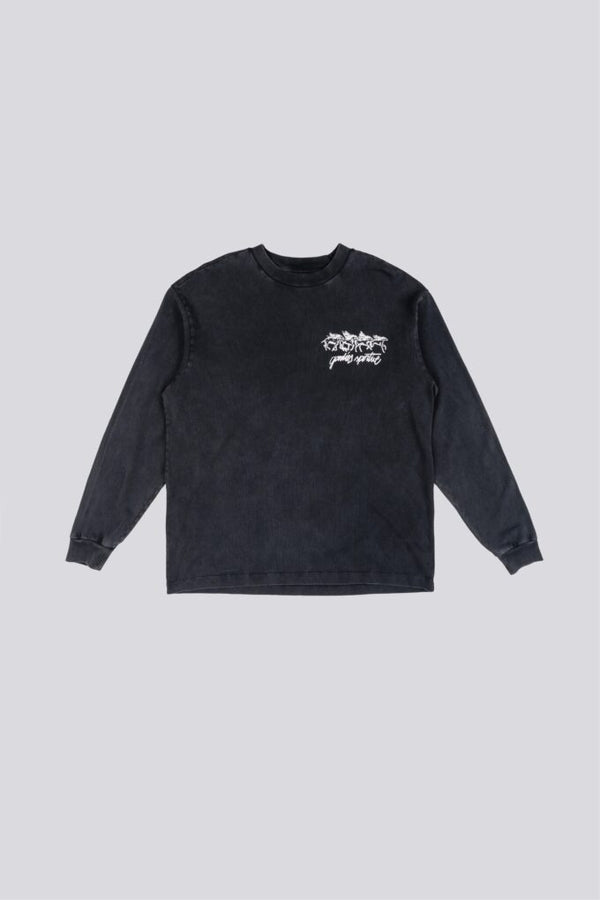 Goodies Sportive Les Chevaux Sauvages Long Sleeve Black