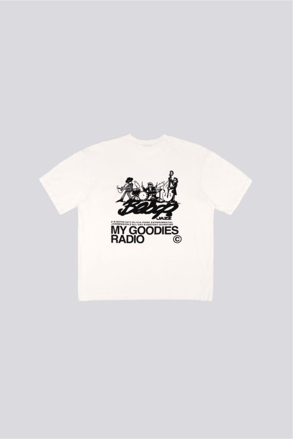 Goodies Sportive My Goodies Radio Tee White — Goodies Sportive