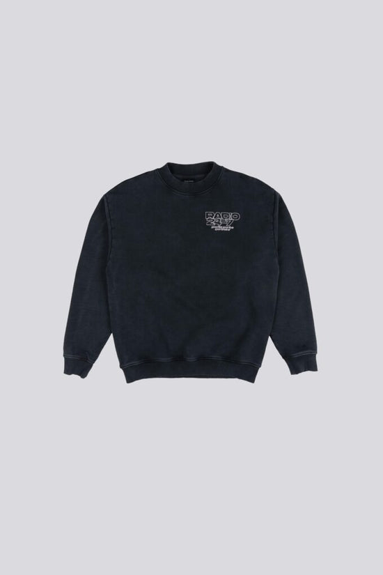 Goodies Sportive Radio 24:7 Crewneck Black