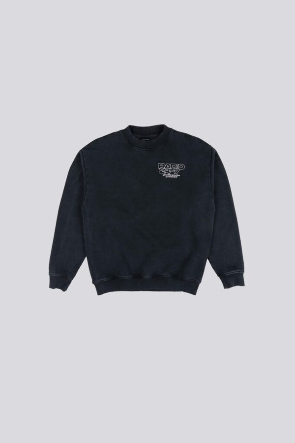 Goodies Sportive Radio 24:7 Crewneck Black