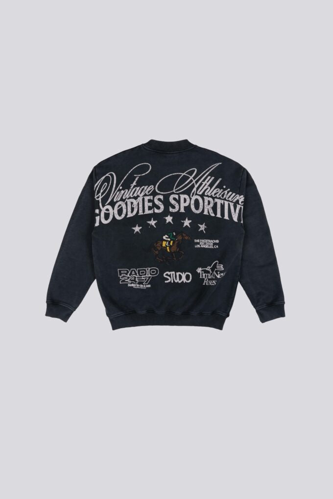 Goodies Sportive Radio 24:7 Crewneck Black