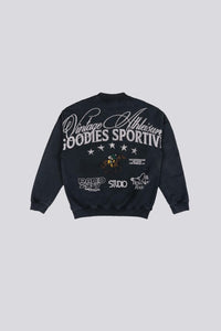 Goodies Sportive Radio 24:7 Crewneck Black