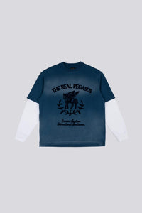 Goodies Sportive Real Pegasus Long Sleeve Blue