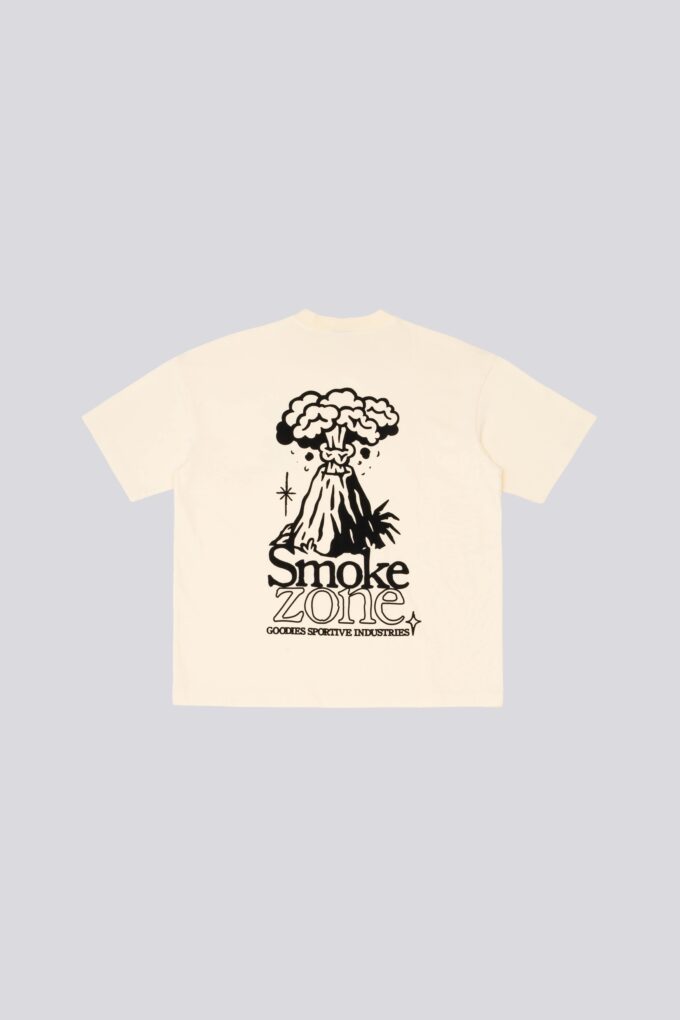 Goodies Sportive SMOKE ZONE BUTTER S/S TEE Butter