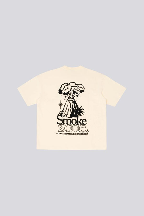 Goodies Sportive SMOKE ZONE BUTTER S/S TEE Butter — Goodies Sportive