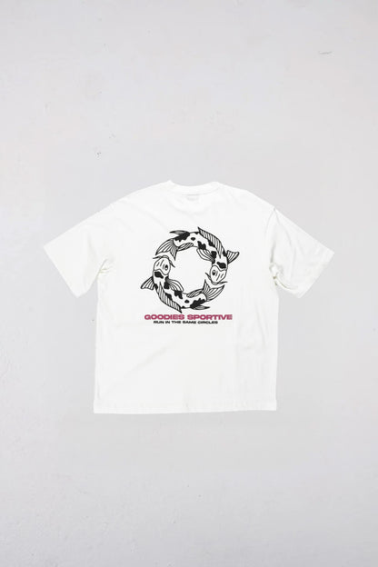 Goodies Sportive T Shirt CARP White back