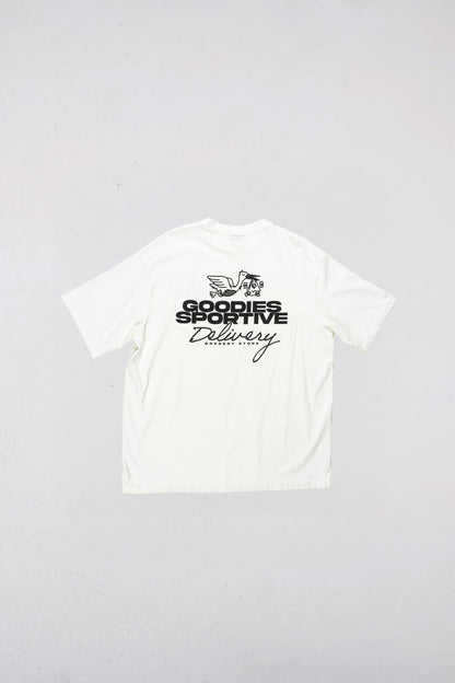 Goodies Sportive T Shirt DELIVERY White back