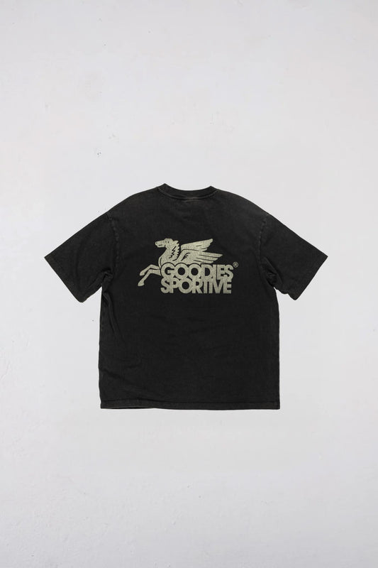 Goodies Sportive T Shirt DUSTY PREMIUM PEGASUS Black