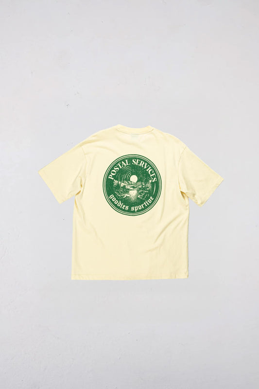 Goodies Sportive T Shirt VINTAGE POSTAL SERVICE S/S TEE Butter back