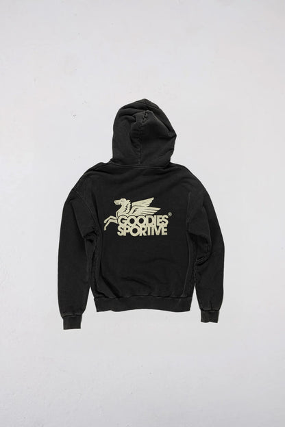 Goodies Sportive VINTAGE PEGASUS HOODIE Black back