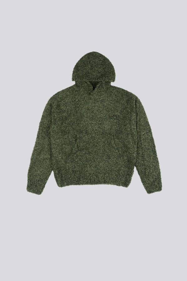 Goodies Sportive Winter Moss Knit Hoodie Green — Goodies Sportive