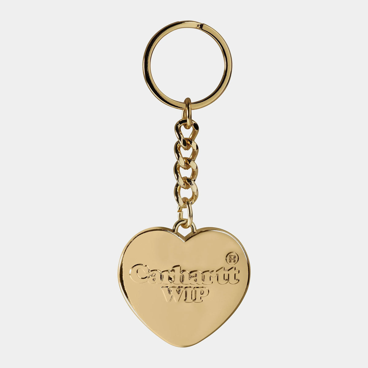 HEART KEYCHAIN ZINC Gold