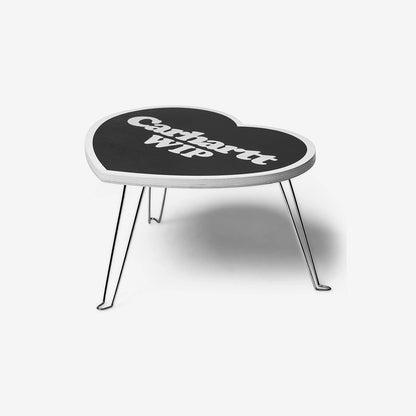HEART FOLDING TABLE Black White