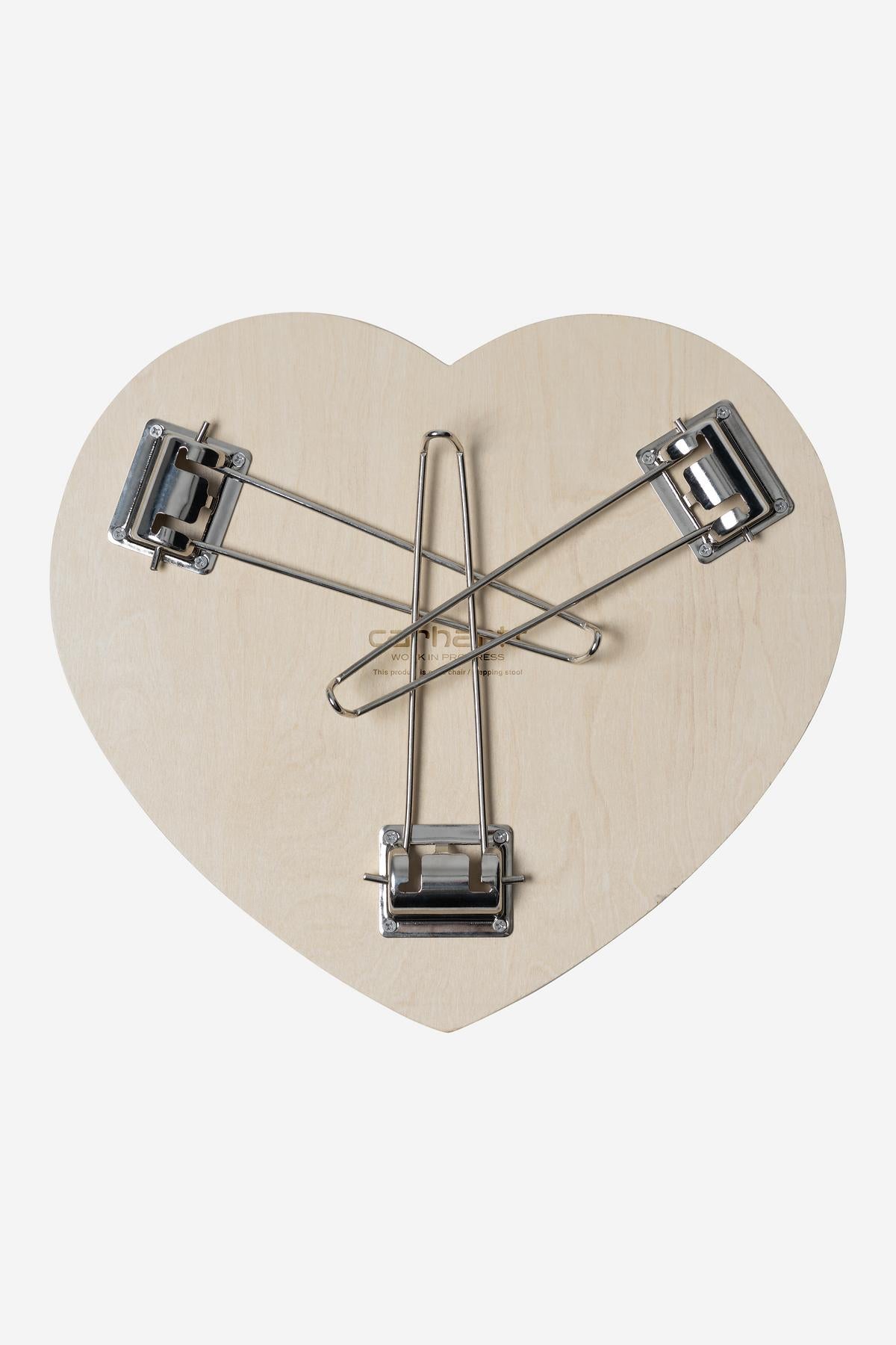 HEART FOLDING TABLE Scarlet White