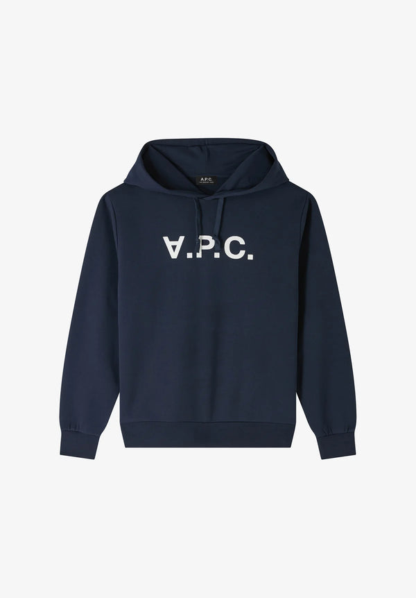 HOODIE APC STANDARD GRAND VPC Navy Ecru — APC