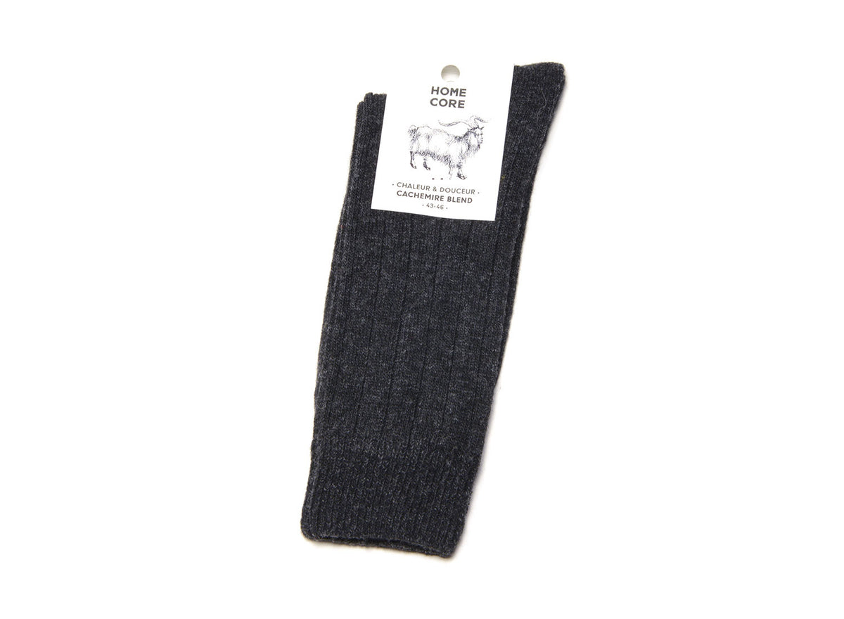 Chaussettes Homecore CASHMERE SOCKS Anthracite