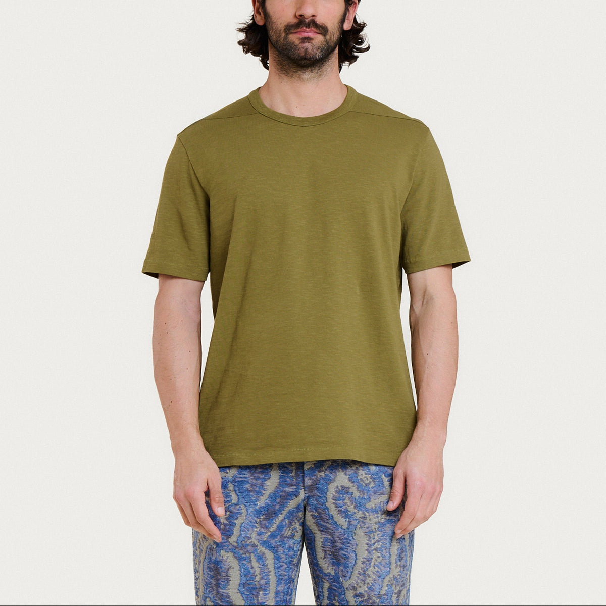 Homecore RODGER S/S TEE Army Khaki