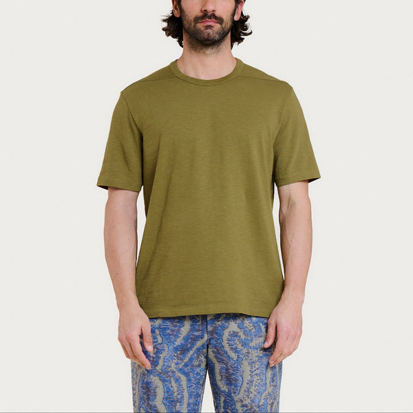 Homecore RODGER S/S TEE Army Khaki — Homecore