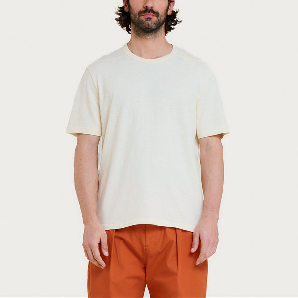 Homecore RODGER S/S TEE Cream — Homecore
