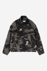 Carhartt Wip W ELLIOT HIGH NECK LINER Camo Feather Tree Black / Black