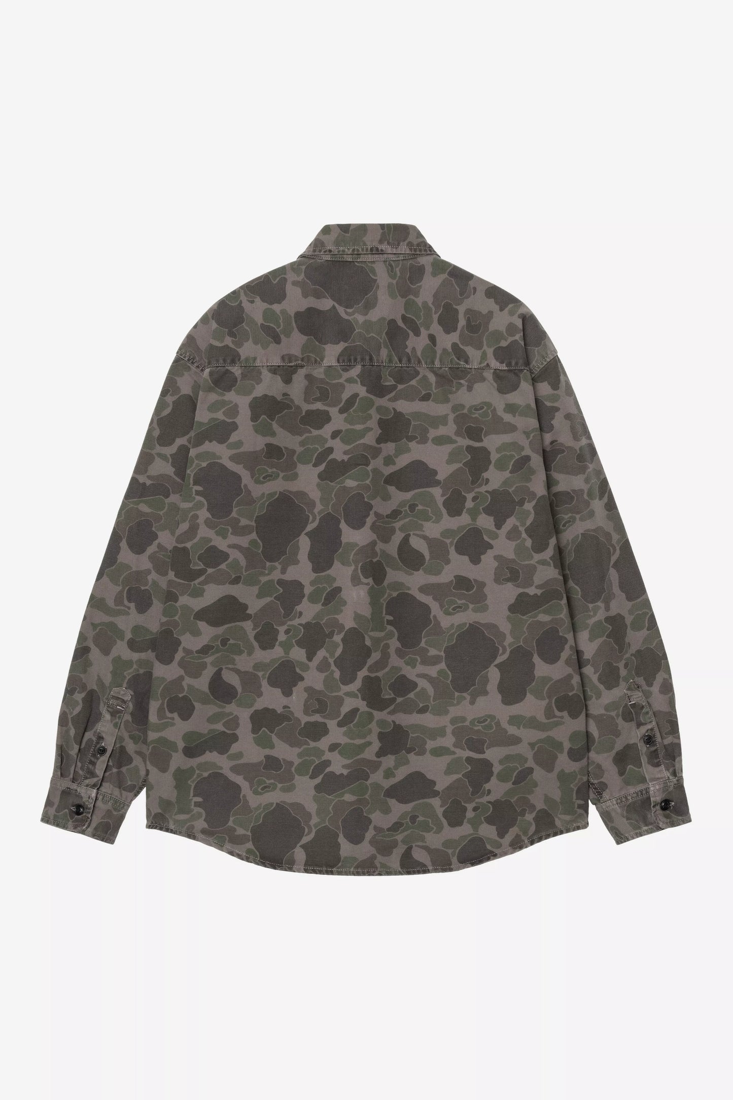 Chemise Carhartt Wip DUCK L/S SHIRT Green Prophyry