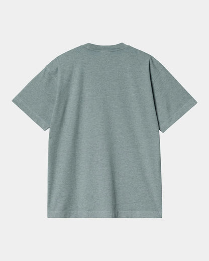 T Shirt Carhartt Wip CASPIAN S/S TEE Clay Blue Heather