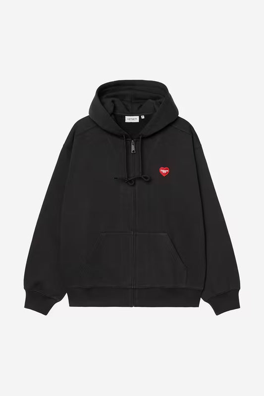 Pull Carhartt Wip HOODED HEART II HARTT Black