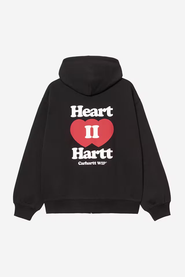 Pull Carhartt Wip HOODED HEART II HARTT Black