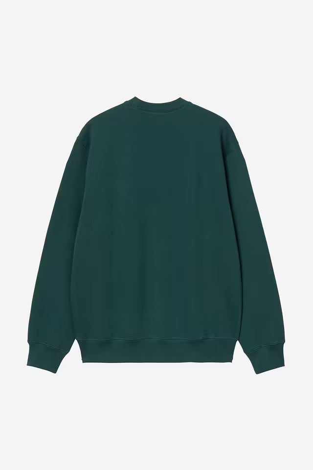 Pull Carhartt Wip ALUMNI SWEAT Dark Fir