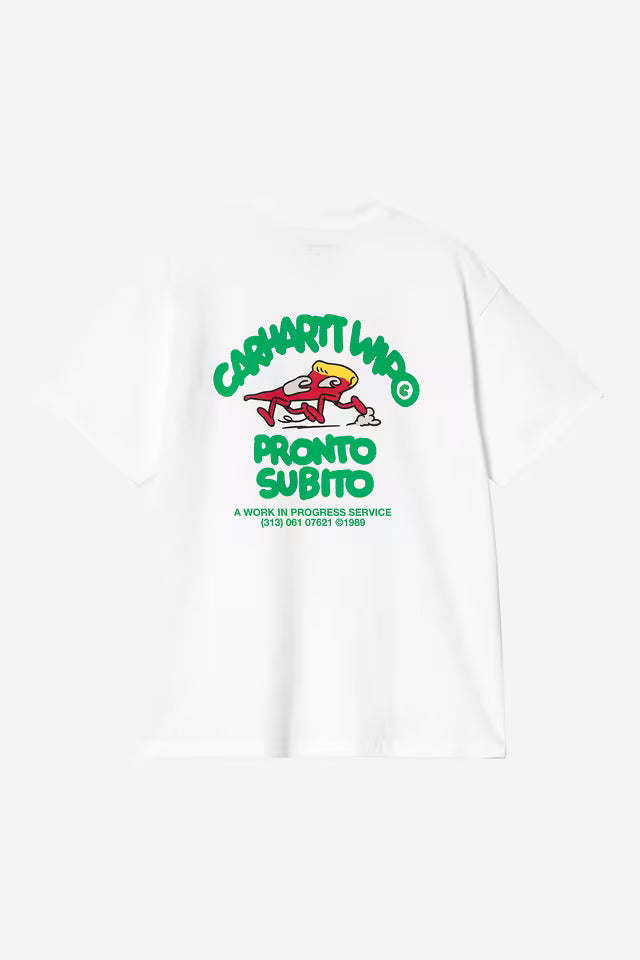 T Shirt Carhartt Wip PRONTO S/S TEE White