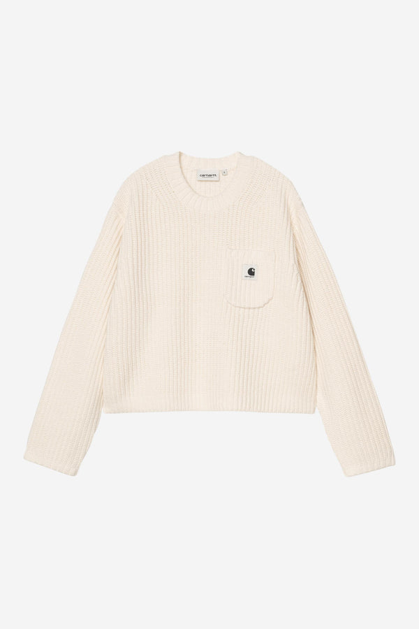 Carhartt Wip W MIRA SWEATER Natural — Carhartt Wip